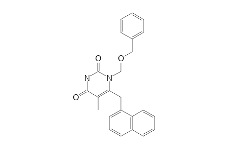 1-[(BENZYLOXY)-METHYL]-5-METHYL-6-(1-NAPHTHYLMETHYL)-URACIL