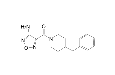 4-[(4-Benzyl-1-piperidinyl)carbonyl]-1,2,5-oxadiazol-3-amine