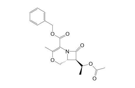 BENZYL-(ALPHA-R,6-R,7-R)-7-(1-ACETOXYETHYL)-3-METHYL-2-ISOXACEPHEM-4-CARBOXYLATE