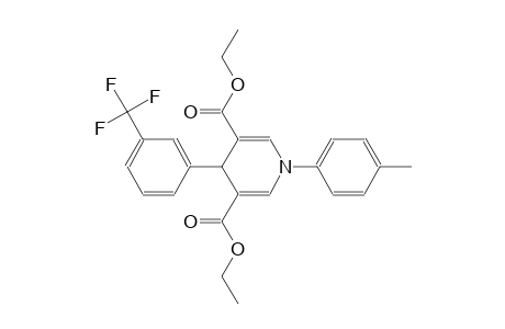 1-(4-Methylphenyl)-4-[3-(trifluoromethyl)phenyl]-4H-pyridine-3,5-dicarboxylic acid diethyl ester