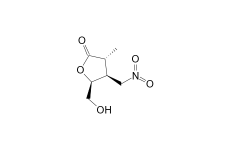 (3R,4S,5S)-5-Hydroxymethyl-3-methyl-4-nitromethyldihydrofuran-2-one