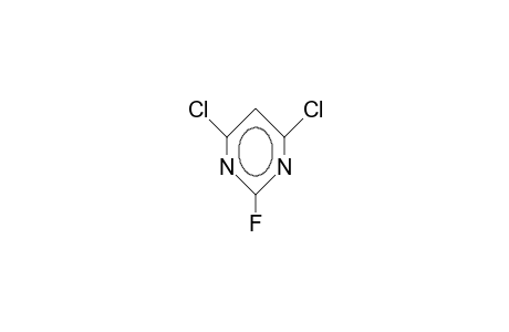 4,6-bis(chloranyl)-2-fluoranyl-pyrimidine