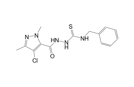 N-benzyl-2-[(4-chloro-1,3-dimethyl-1H-pyrazol-5-yl)carbonyl]hydrazinecarbothioamide