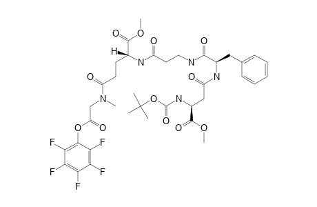 BETA-PENTAFLUOROPHENYL-[(2R)-N-(TERT.-BUTOXYCARBONYL)-ALPHA-METHYLASPATYL]-BETA-(2S)-PHENYLALANYL-BETA-ALANYL-[ALPHA-METHYL-(2R)-GLUTAMYL]-GAMMA-S