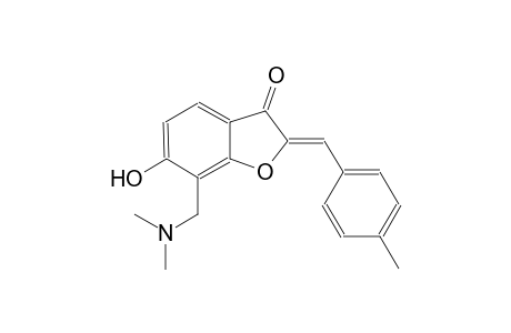 3(2H)-benzofuranone, 7-[(dimethylamino)methyl]-6-hydroxy-2-[(4-methylphenyl)methylene]-, (2Z)-