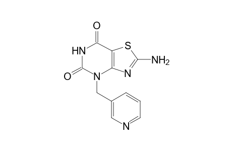 2-Amino-4-(3-pyridinylmethyl)thiazolo[4,5-d]pyrimidine-5,7-dione