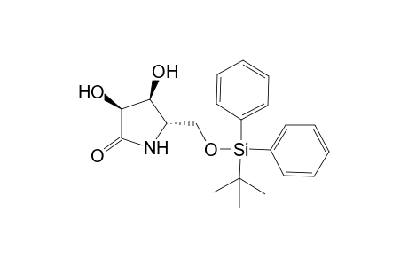 (3S,4R,5S)-5-(tert-Butyldiphenylsiloxy)-3,4-dihydroxypyrrolidin-2-one