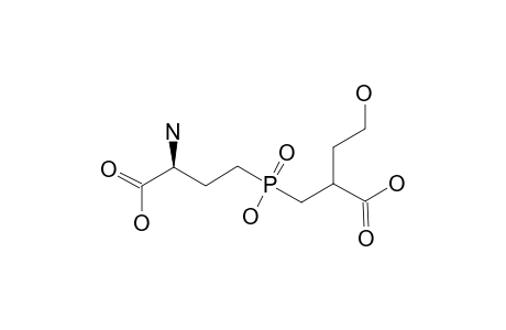 (3-S)-3-[((3-AMINO-3-CARBOXYLATE)-PROPYL)-(HYDROXY)-PHOSPHINOATE]-2-(2-HYDROXYETHYL)-PROPANOATE;LSP4-2037