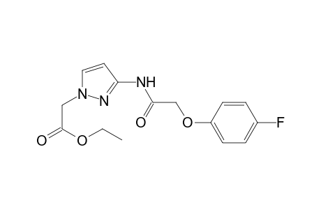 1H-Pyrazole-1-acetic acid, 3-[[2-(4-fluorophenoxy)acetyl]amino]-, ethyl ester