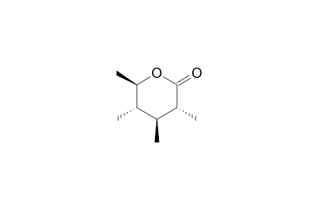 (3R,4S,5S,6R)-3,4,5,6-tetramethyl-2-oxanone