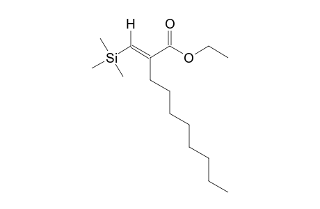 ETHYL-(E)-2-OCTYL-3-(TRIMETHYLSILYL)-PROP-2-ENOATE