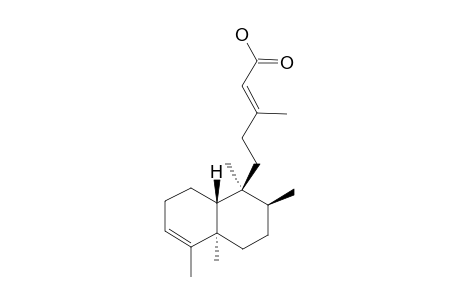 (-)-(5R,8S,9S,10R)-CLERODA-3,13E-DIEN-15-OIC-ACID