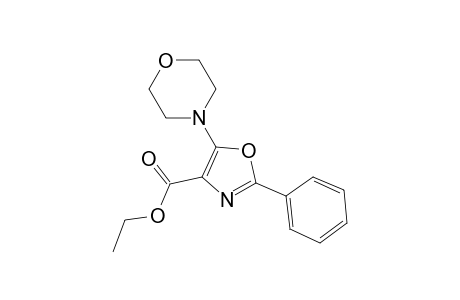 5-(4-morpholinyl)-2-phenyl-4-oxazolecarboxylic acid ethyl ester