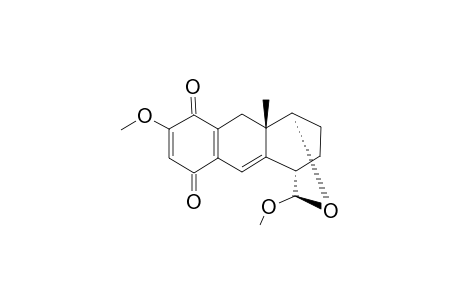 AUXEMIM;REL-8-ALPHA,11-BETA-EPOXY-2,11-DIMETHOXY-8A-BETA-METHYL-5,6,7,8,8A,9-HEYAHYDRO-1,4-ANTHRACENEDIONE