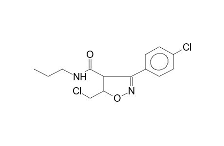 3-(4-CHLOROPHENYL)-4-PROPYLCARBAMOYL-5-CHLOROMETHYLISOXAZOLINE