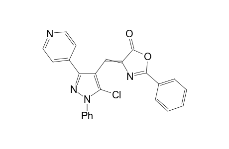 4-(5-Chloro-1-phenyl-3-pyridin-4-yl-1H-pyrazol-4-ylmethylene)-2-phenyl-4H-oxazol-5-one