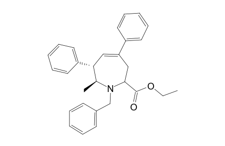 ETHYL-(2R/S,6S,7S)-1-BENZYL-7-METHYL-4,6-DIPHENYL-2,3,6,7-TETRAHYDRO-1H-AZEPANE-2-CARBOXYLATE