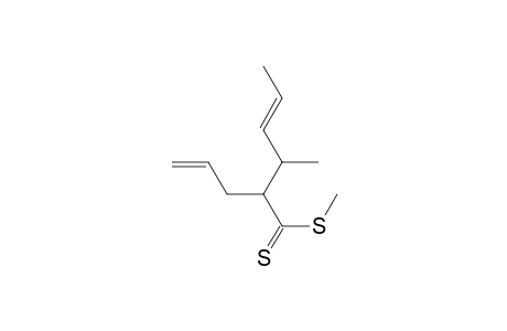 Methyl 3-methyl-2-(prop-2-enyl)-4-hexenedithioate