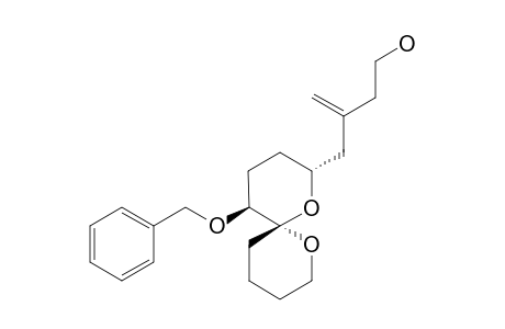 (2R*,5S*,6S*)-2-[2'-(2''-HYDROXYETHYL)-PROP-2'-ENYL]-5-BENZYLOXY-1,7-DIOXASPIRO-[5.5]-UNDECANE