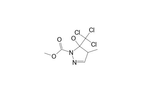 4-METHYL-5-TRICHLOROMETHYL-4,5-DIHYDRO-1H-1-PYRAZOLE-METHYLESTER