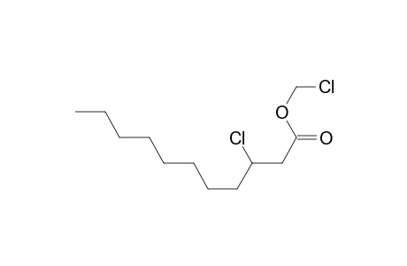 Undecanoic acid, 3-chloro-, chloromethyl ester