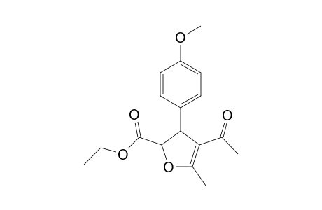 Ethyl 4-Acetyl-2,3-dihydro-3-(4-methoxyphenyl)-5-methylfuran-2-carboxylate