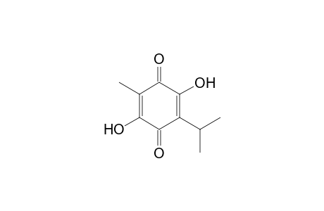 2,5-dihydroxy-3-isopropyl-6-methyl-p-benzoquinone