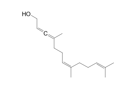 (7Z)-4,8,12-Trimethyltrideca-2,3,7,11,-tetraene-1-ol