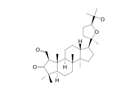 ISOSILVAGLIN-A;20R,24S-EPOXY-25-HYDROXY-2-OXO-1-(2->3)-ABEO-1-ALPHA(H)-DAMMARAN-3-ONE