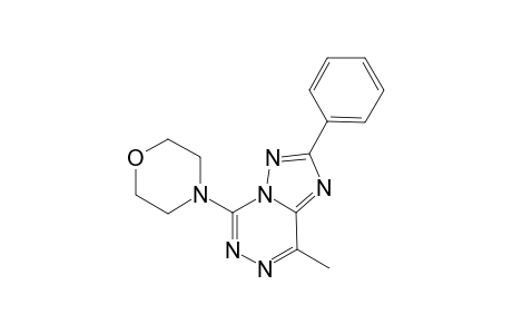 4-(8-Methyl-2-phenyl-[1,2,4]triazolo[1,5-d][1,2,4]triazin-5-yl)morpholine