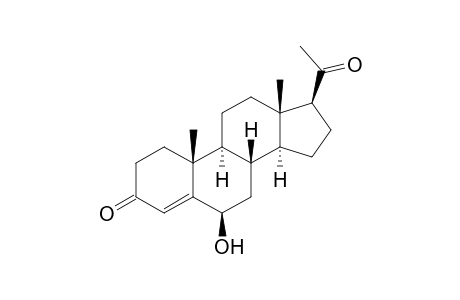 4-Pregnen-6β-ol-3, 20-dione