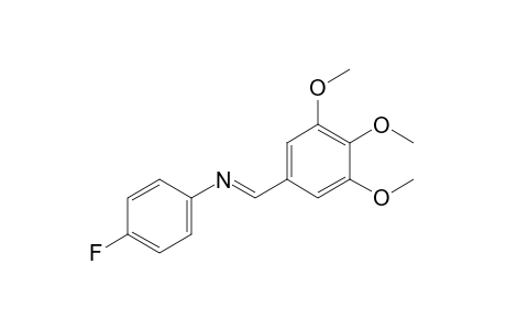 p-fluoro-N-(3,4,5-trimethoxybenzylidene)aniline