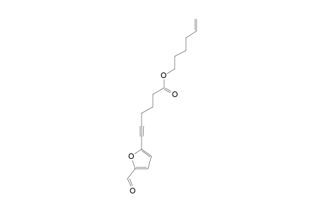 6-(5-FORMYL-FURAN-2-YL)-HEX-5-YNOIC-ACID-HEX-5-ENYLESTER