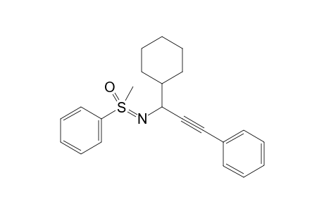 N-(1-Cyclohexyl-3-phenylprop-2-yn-1-yl)-S,S-methylphenyl sulfoximine