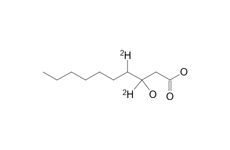 (3RS,4RS)-[3,4-(2)-H-(2)]-3-HYDROXYDECANOIC-ACID;DOUBLY-LABELED298