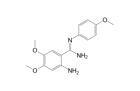 (Z)-2-Amino-4,5-dimethoxy-N'-(4-methoxyphenyl)-benzamidine