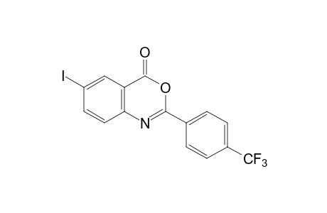 6-iodo-2-(alpha,alpha,alpha-trifluoro-p-tolyl)-4H-3,1-benzoxazin-4-one