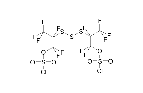 BIS[BETA-(CHLOROSULPHONYLOXY)HEXAFLUOROISOPROPYL]TRISULPHIDE