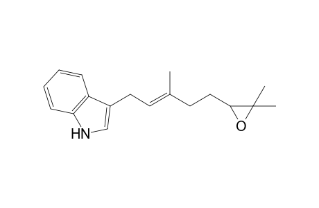 3-[(E)-5-(3,3-dimethyl-2-oxiranyl)-3-methylpent-2-enyl]-1H-indole