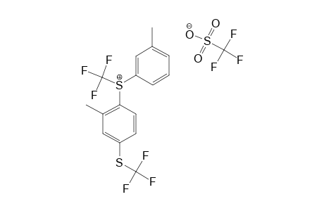 [2-METHYL-4-(TRIFLUOROMETHYLSULFANYL)-PHENYL]-(META-TOLYL)-S-TRIFLUOROMETHYLSULFONIUM-TRIFLUOROMETHANESULFONATE