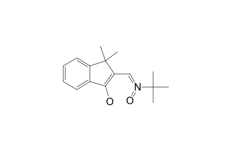 N-[(3-HYDROXY-1,1-DIMETHYL-2-INDENYL)-METHYLENE]-TERT.-BUTYLAMINE-N-OXIDE