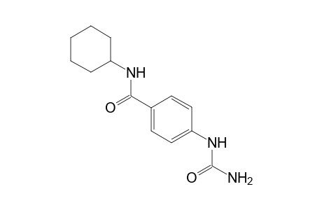 4-(carbamoylamino)-N-cyclohexylbenzamide