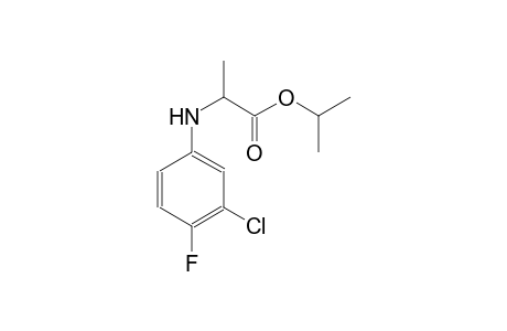 alanine, N-(3-chloro-4-fluorophenyl)-, 1-methylethyl ester