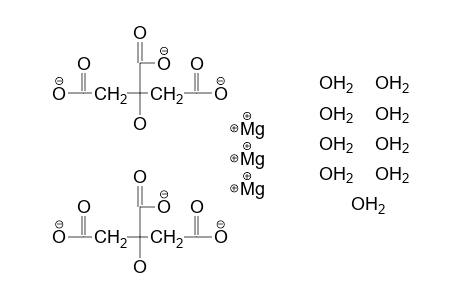 CITRIC ACID, MAGNESIUM SALT (2:3), NONAHYDRATE