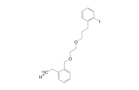 3-(ORTHO-IODOPHENYL)-PROPYL-2'-((ORTHO'-CYANO-[(13)-CN]-METHYL)-PHENYL)-METHOXY-ETHYLETHER