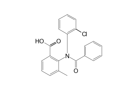 (N-BENZOYL-o-CHLOROANILINO)-m-TOLUIC ACID