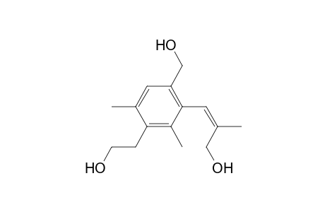 Benzeneethanol, 4-(hydroxymethyl)-3-(3-hydroxy-2-methyl-1-propenyl)-2,6-dimethyl-, (Z)-