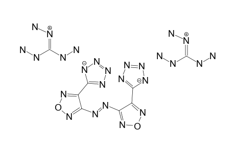 BIS-(TRIAMINOGUANIDINIUM)-1,2-BIS-[4-(TETRAZOLATO)-1,2,5-OXADIAZOL-3-YL]-DIAZENE;TAG(2)AZTF