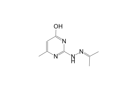 Acetone (4-hydroxy-6-methyl-2-pyrimidinyl)hydrazone