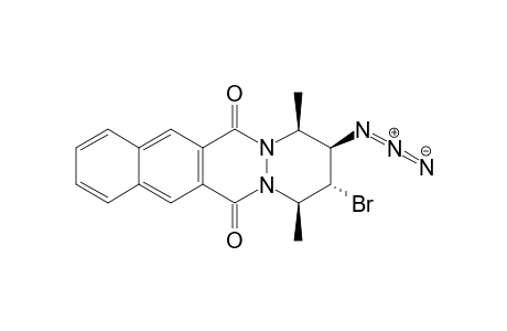 (1S,2R,3R,4R)-1,4-Dimethyl-2-azido-3-bromo-1,2,3,4,6,13-hexahydrobenzo[g]pyridazino[1,2-b]phthalazine-6,13-dione